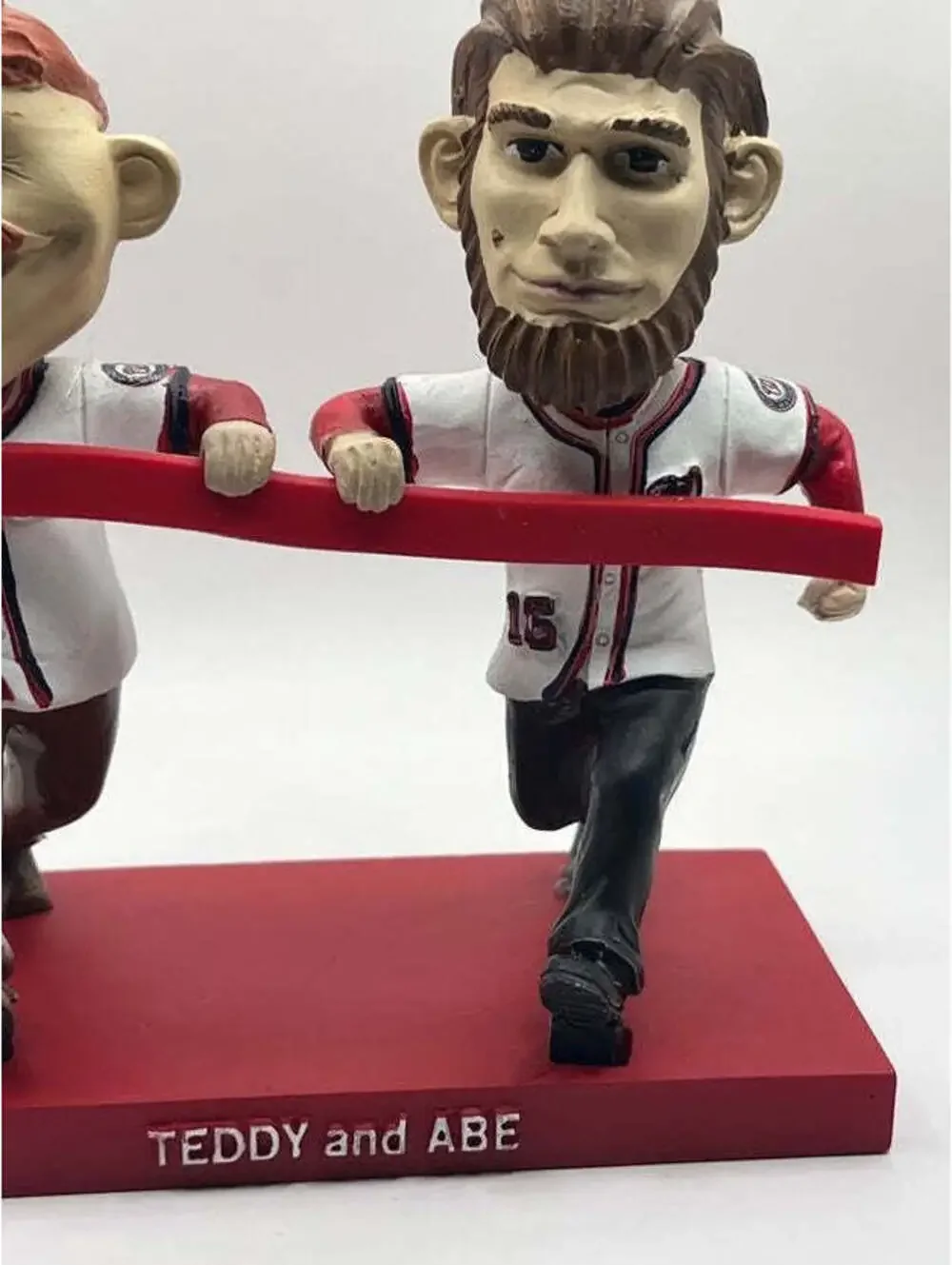 Washington Nationals President Race Teddy & Abe Bobblehead